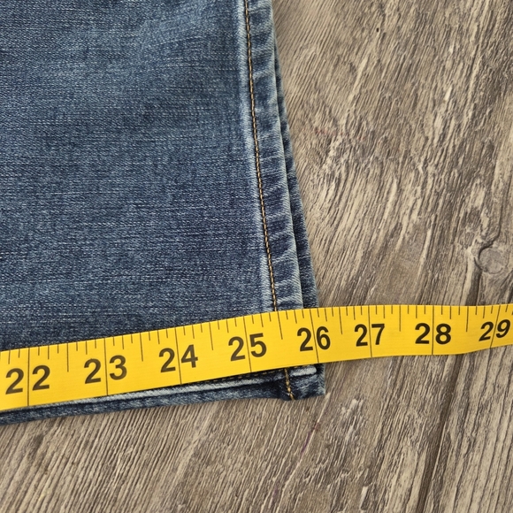 Athleta Sculptek Slim Straight Crop Jeans Women’s 8 Dark Wash - Picture 4 of 8